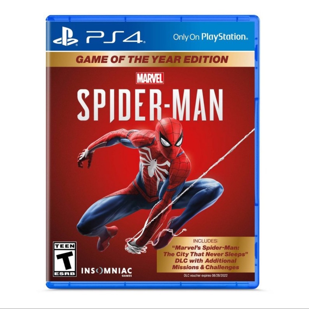 Spiderman PS4 game of the year.